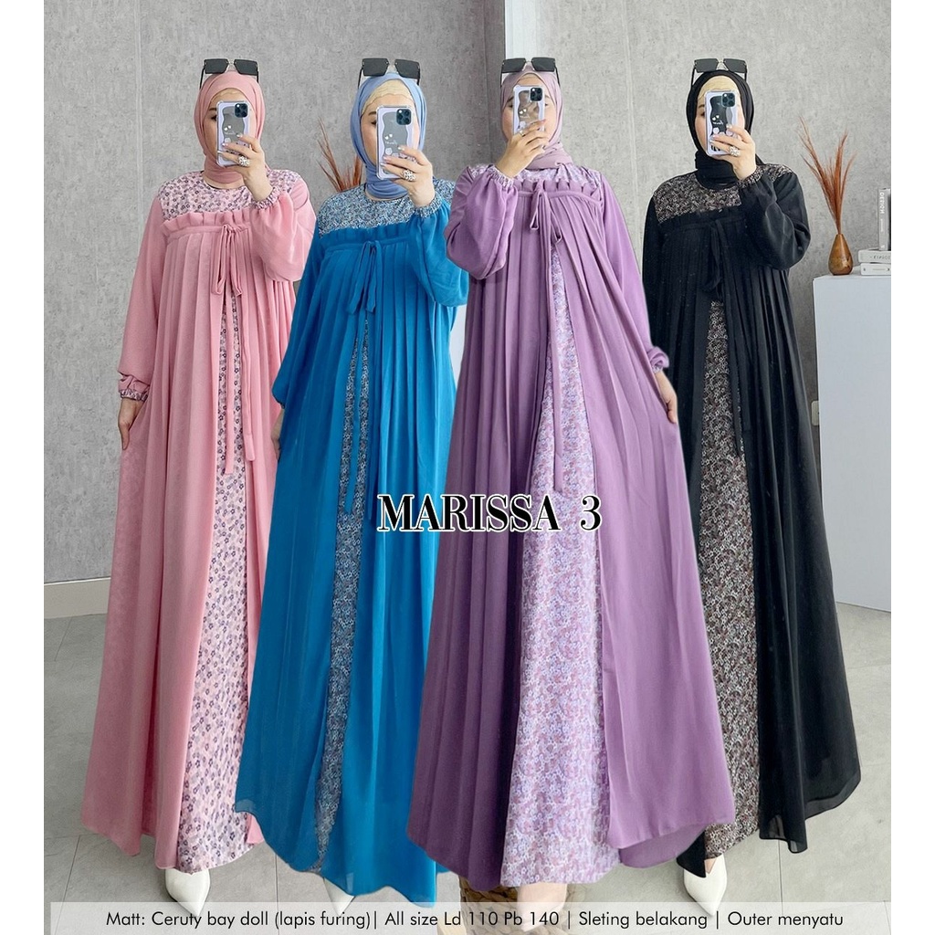 Marissa 3 Dress Gamis