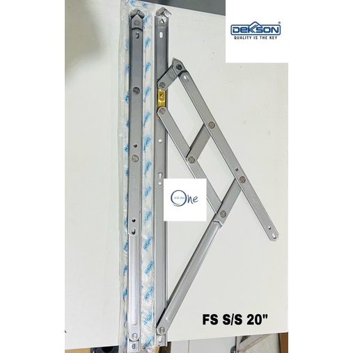 (Dekson / Dekkson) Engsel Casement Jendela Aluminium FS SS 20" (inch) Friction Stay