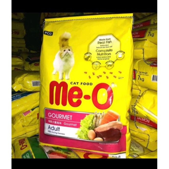 Makanan kucing Meo Gourmet 7kg (Go-jek) makanan kucing promo Me-O Gourmet