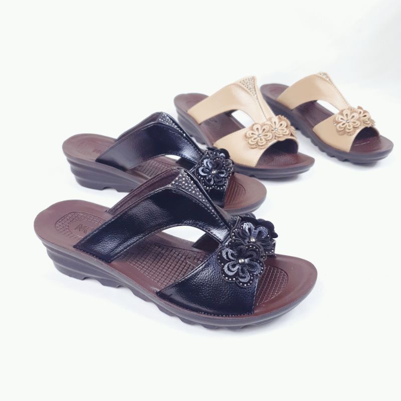 Norvid Sepatu Wanita Slingback Flat 2126A