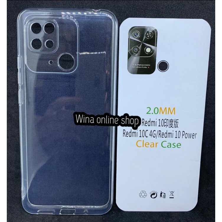 Silicone bening Redmi 10c clear case Redmi 10 / Redmi 10 power