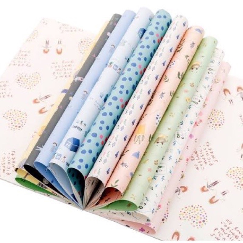 

Extra packaging tambahan kertas kado motif random