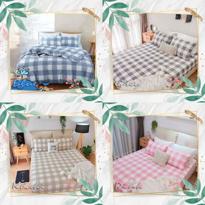 sprei kotak emily
