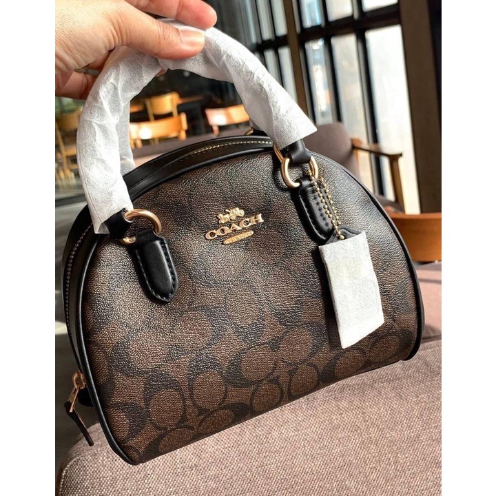 COC CA591 CB596 Sydney Satchel In Signature Canvas