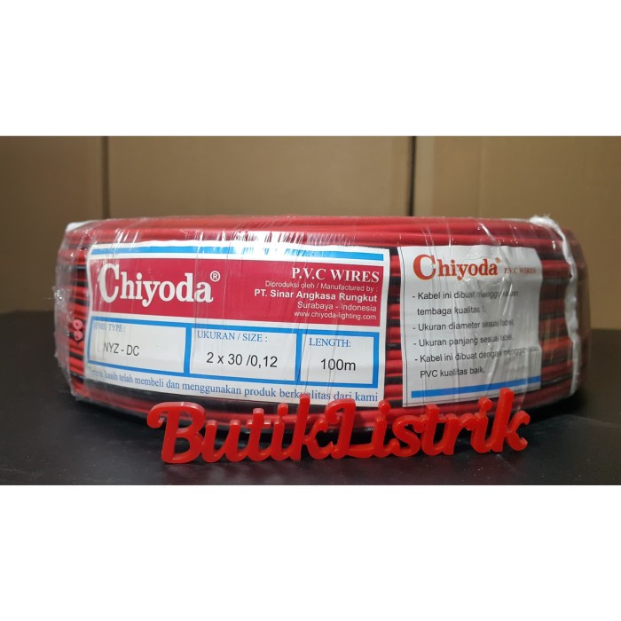 Kabel Serabut Nyz 2X30 Chiyoda Cod