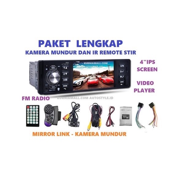 Tape single din MirrorLink Android Video Player Bluetooth USB AUX FM R