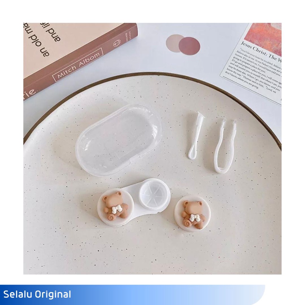 Tempat case softlens Mini Bear