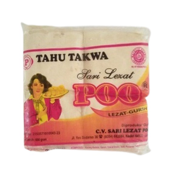 

KIRIM BESOK Tahu Takwa Putih POO Asli Kediri (Isi 4 Pcs)