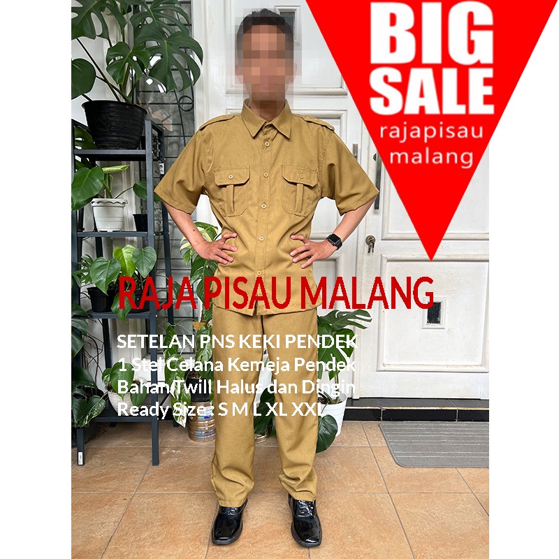 Seragam PNS Premium / Baju Keki Premium bahan Semi Woll