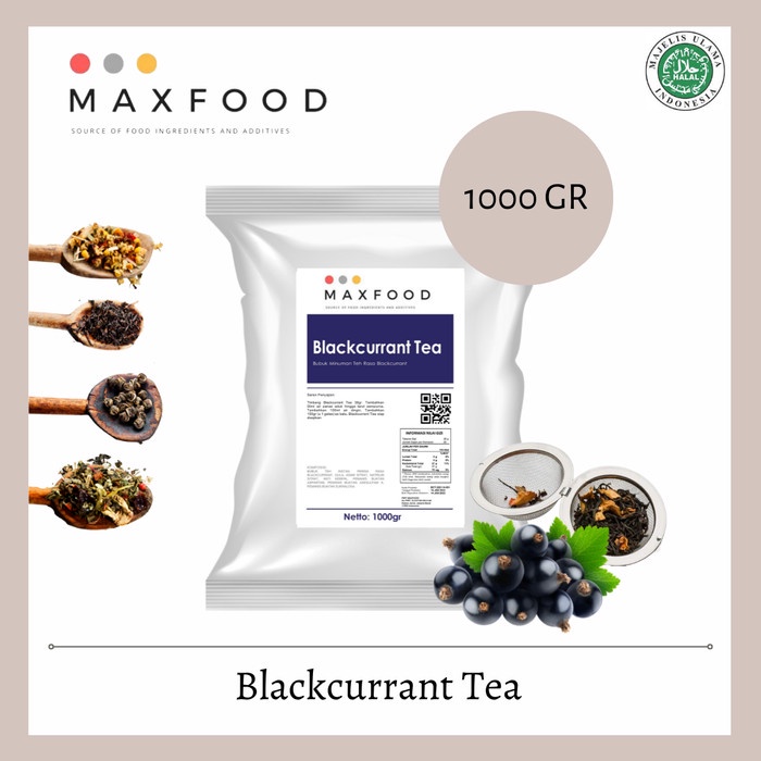 

1KG BUBUK BLACKCURRANT TEA / BUBUK MINUMAN TEH BLACKCURRANT /