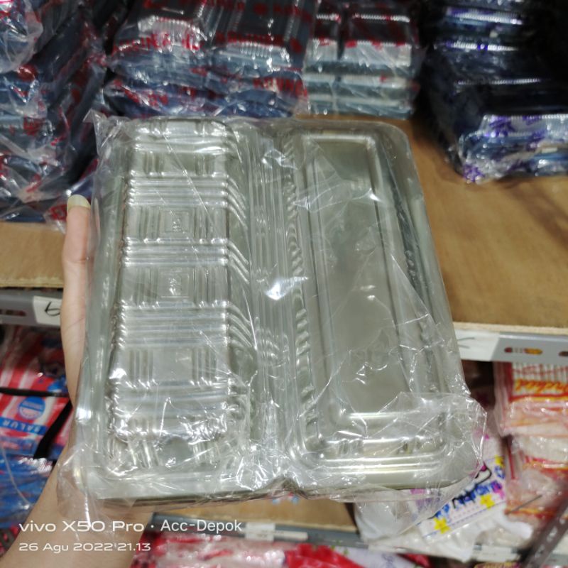 MIKA PLASTIK 4A 4XC  ISI 100 PCS / MIKA KUE UKURAN K4 MEREK KULINER