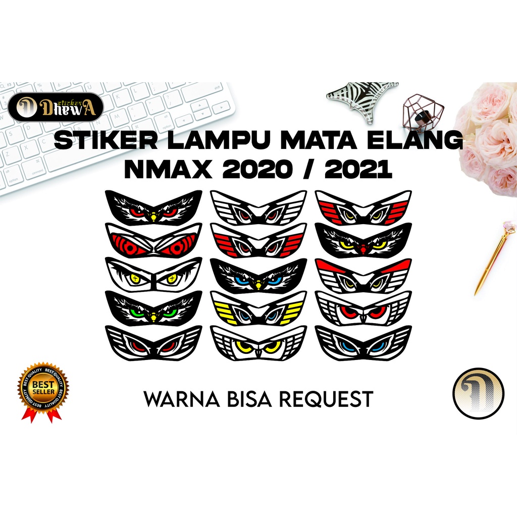 Sticker Lampu Mata Elang Yamaha NMAX 155 Tahun 2020/2021 / NMAX 2021 / STICKER NMAX