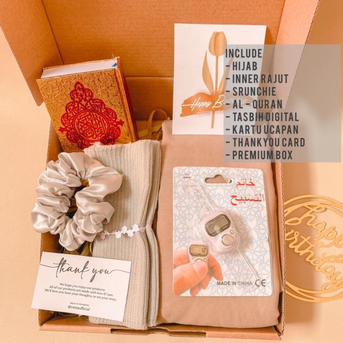 

(COD) HAMPERS HIJAB | KADO ULANG TAHUN CEWE| GRADUATION GIFT | PREMIUM GIFT - Paket Lengkap, Special Gift