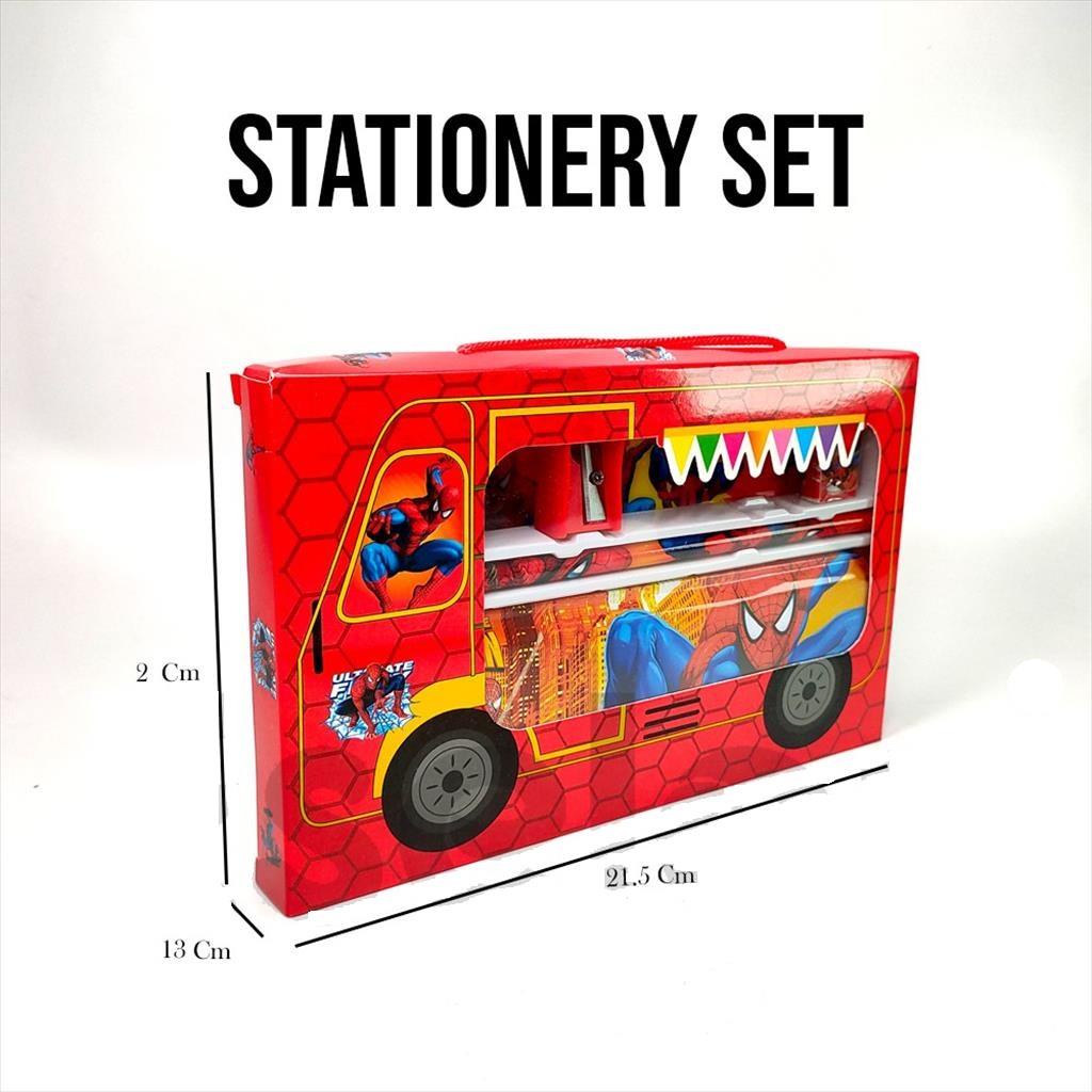 YA 931. Stationery set Fancy 6in1 Paket Alat Tulis Karakter Peralatan Tulis Sekolah Souvenir Ulang Tahun Kado Hadiah