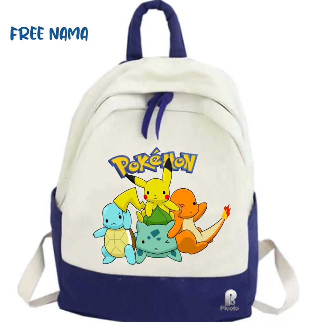 TAS RANSEL ANAK BACKPACK ANAK SEKOLAH MOTIF POKEMON PIKACHU