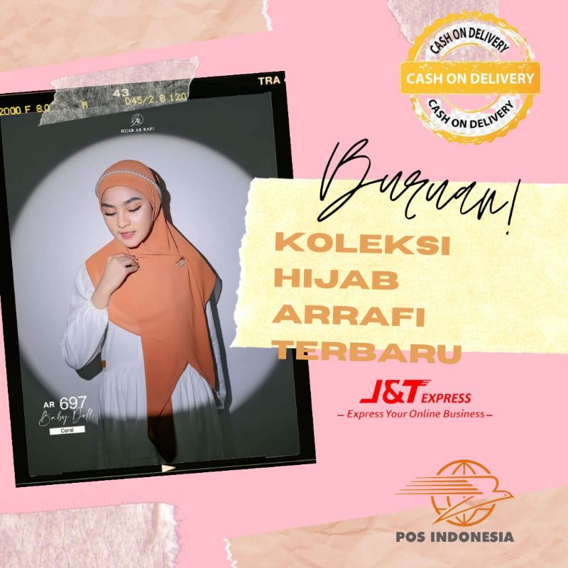 AR 697 KERUDUNG JILBAB HIJAB SEGIEMPAT INSTAN KEKINIAN VIRAL TREN 2022