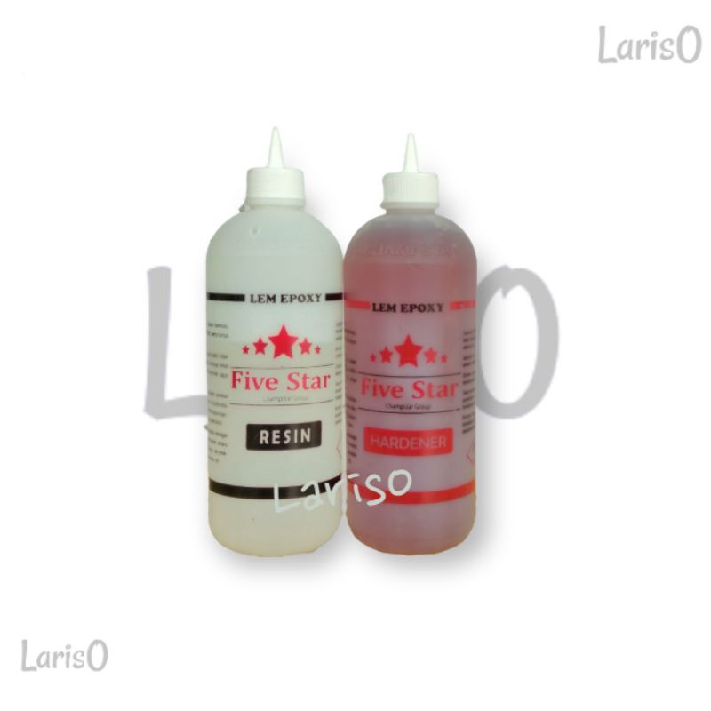 Lem Epoksi Bintang /Lem Epoxy Bintang Five Star 1kg Full