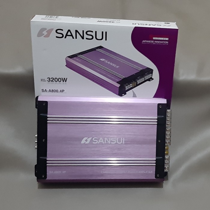 power audio mobil 4 channel sansui sa-a800.4p sa a800.4p a 800.4p