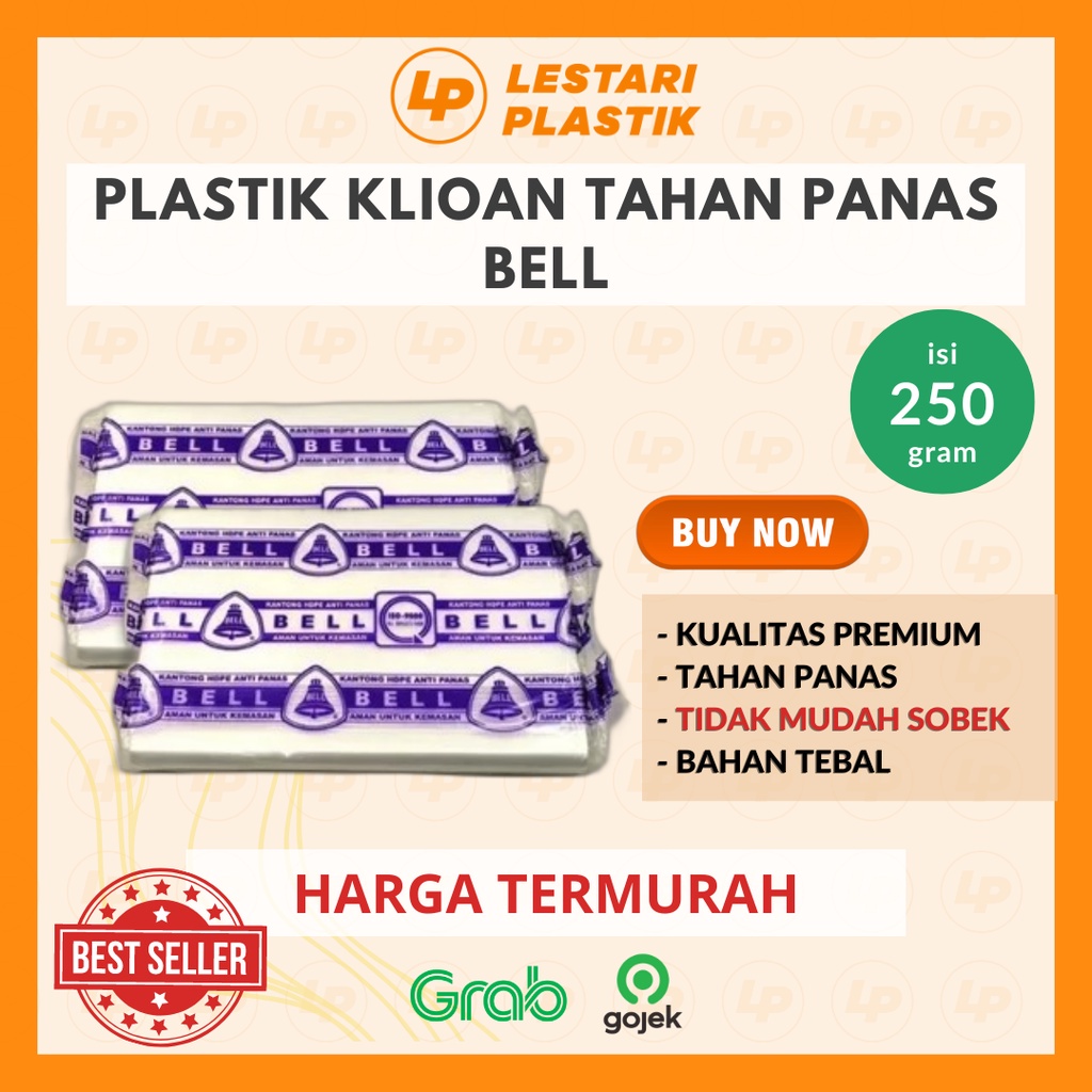 [TERMURAH] Kantong Plastik Kiloan BELL AP Tahan Anti Panas / HDPE Ukuran Kecil / Sedang / Plastik ta