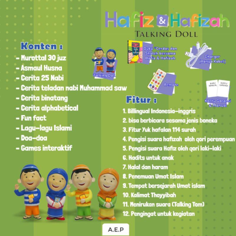 Hafiz Doll Al Qolam New Garansi Resmi