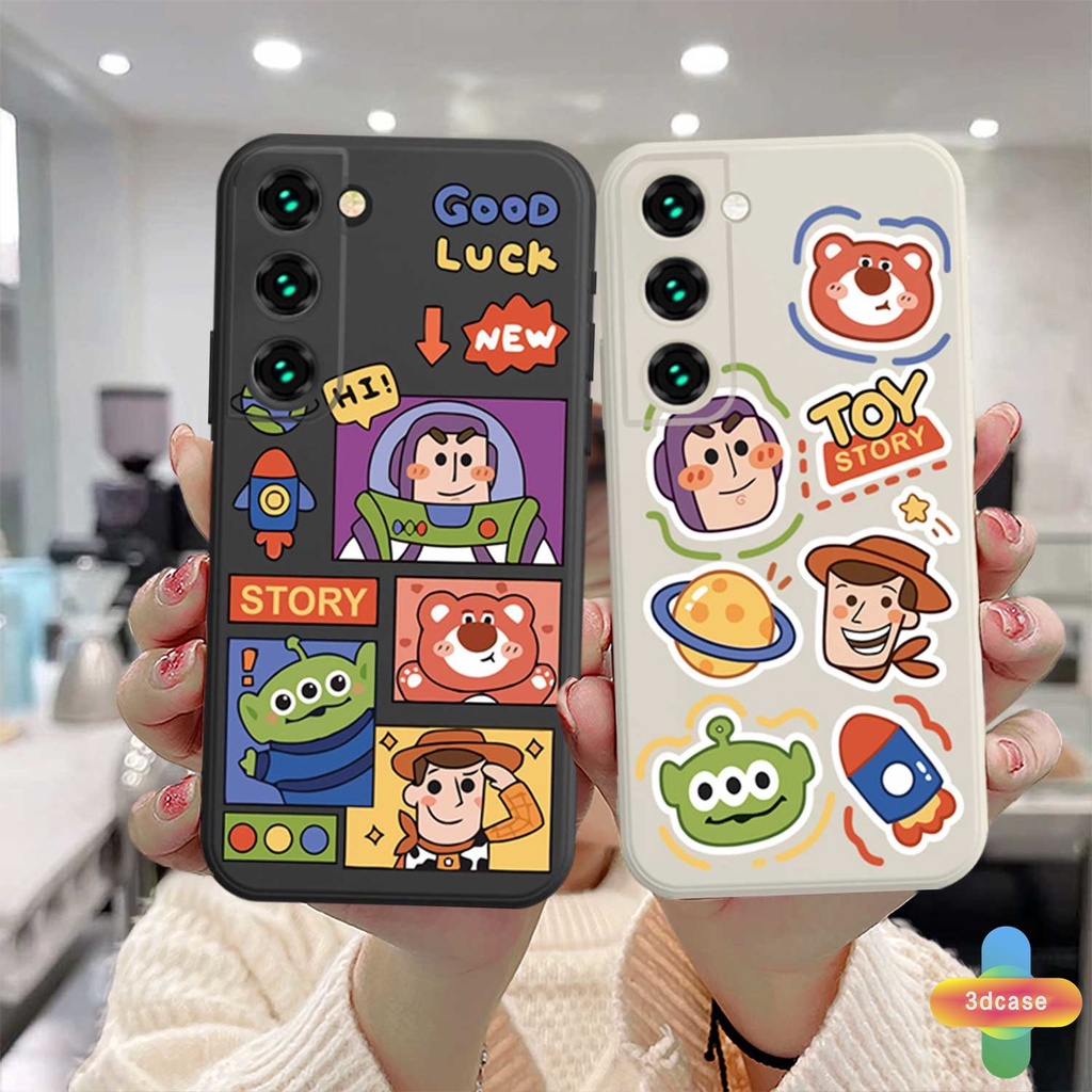 Case TPU Lembut Losto Untuk Samsung A32 A52 A13 A23 A12 A03 A51 A10S A50 A20S J2 J7 Prime A02S A20 A50S A10 A30S A52S A30 M12 M01S A125 A13 Life F12 M10S M40S A515F A207F M02S A025 F02S M10 Kartun Lucu Toy Story Losto