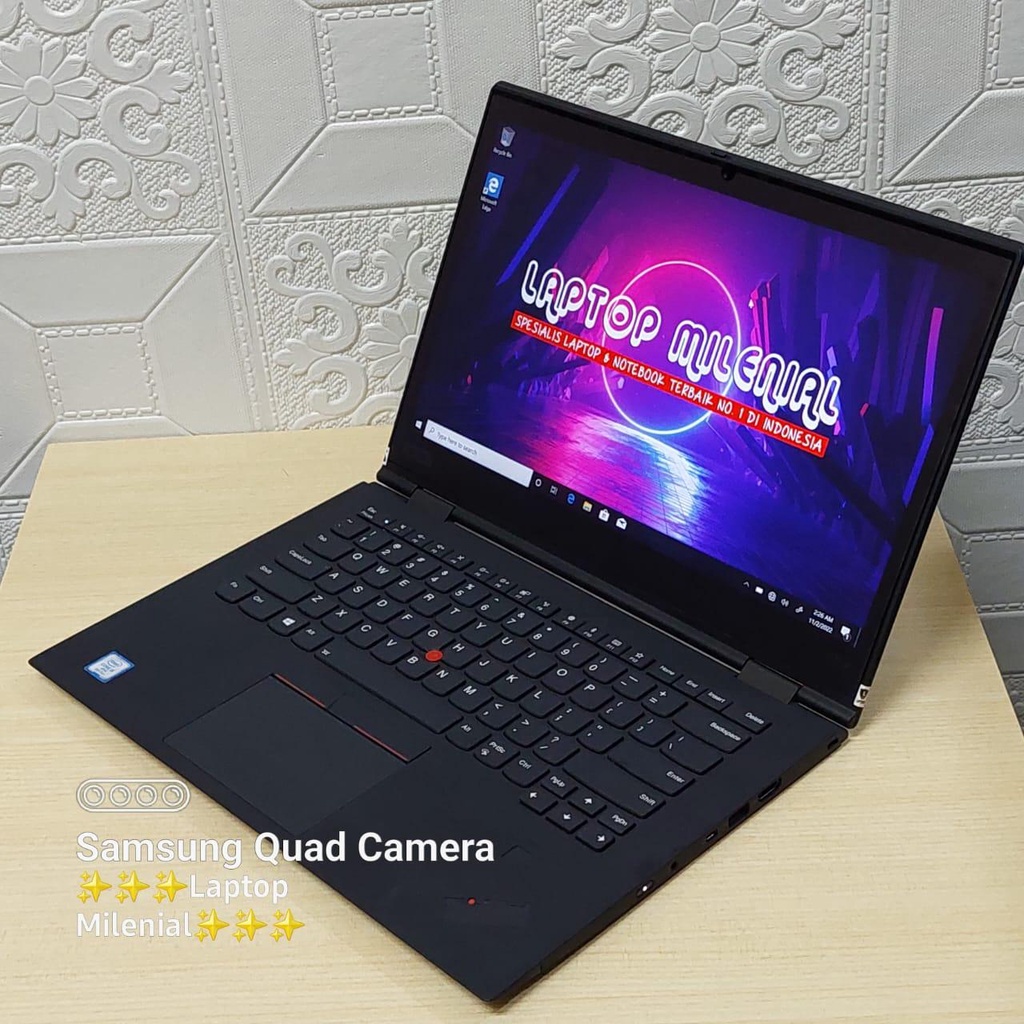 Lenovo X1 Yoga Gen 3 Intel Core i5-8350U RAM 16GB SSD 256GB 14&quot;FHD Berkualitas Bergaransi