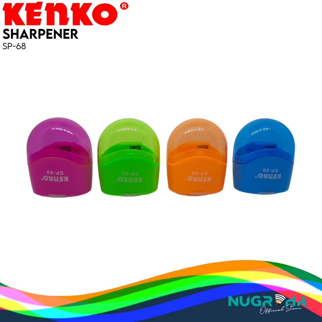 

SHARPENER / RAUTAN KENKO Pensil SP-68 1 Lubang / Pencil Triangular
