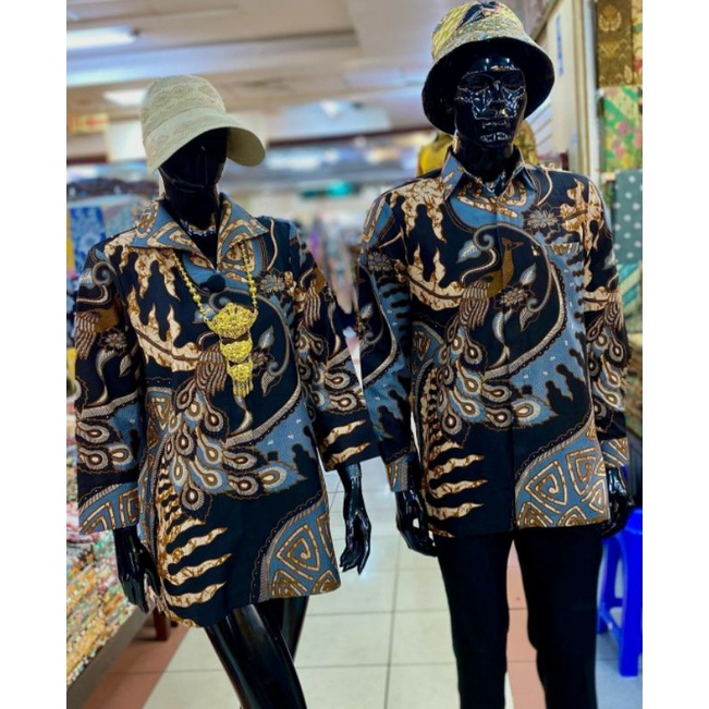 COUPLE BATIK KEMEJA DOBBY PREMIUM NEW MOTIF THAMRIN CITY