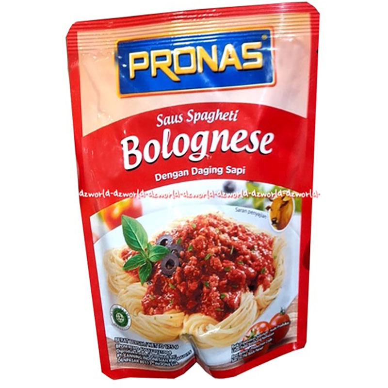 Pronas Saus Spagheti Bolognais 350gr Spageti Bolognase Sauce Dengan Daging Sapi Pronnas Bolognase