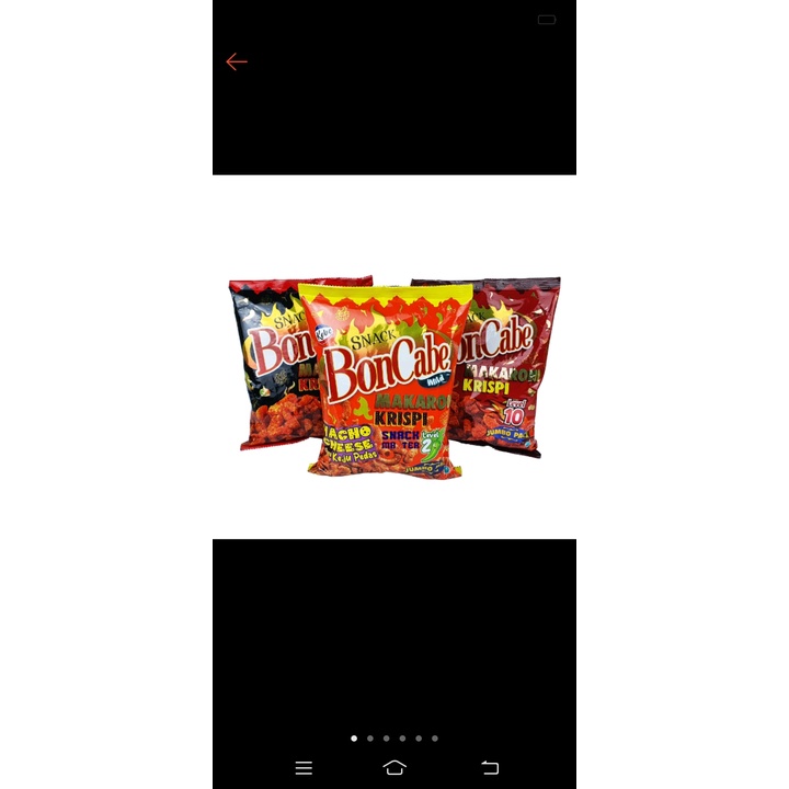 

BonCabe Snack Makaroni Krispi Level 10 & Level 15 Kemasan Bungkus 30g - level 2