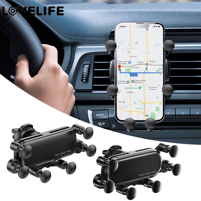 1pc Bracket Holder Handphone / GPS Universal Anti slip Untuk Ventilasi Ac Mobil