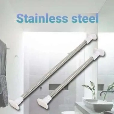 FASHOME EX1 70-120cm Tiang Pipa Stainless Fleksibel Extension Gorden Jemuran