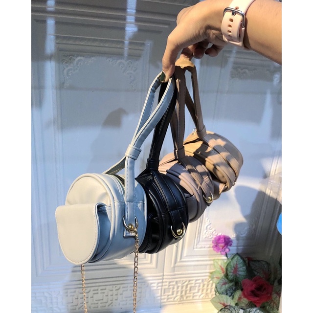 ROLLY LEATHER / TAS MINI / TAS KOREA / SLINGBAG / TAS KECIL / TAS VIRAL