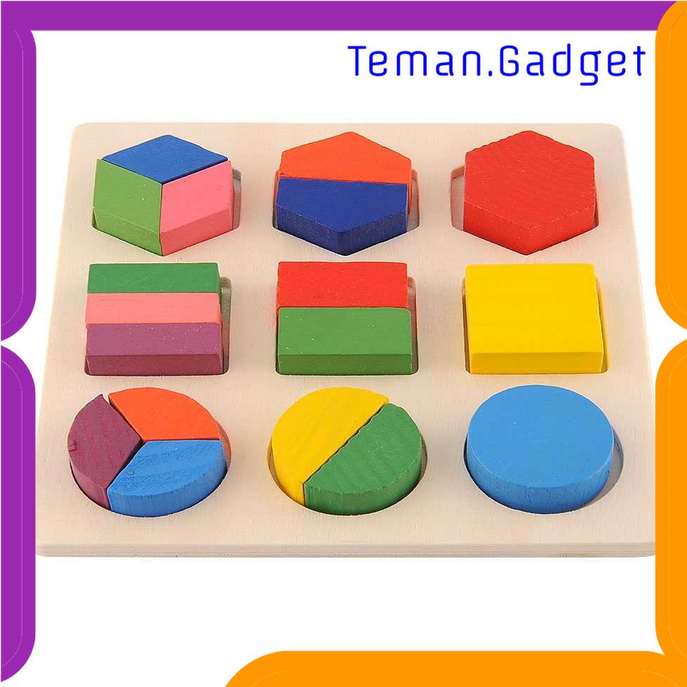 TG-MAN Diikamiiok Mainan Balok Puzzle 3D Geometry Anak - TOY01