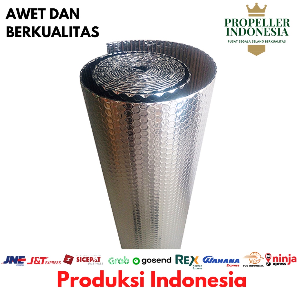 Alumunium Foil Atap Aluminium Foil Bubble Peredam Panas Insulasi Atap Double Side PERMETER