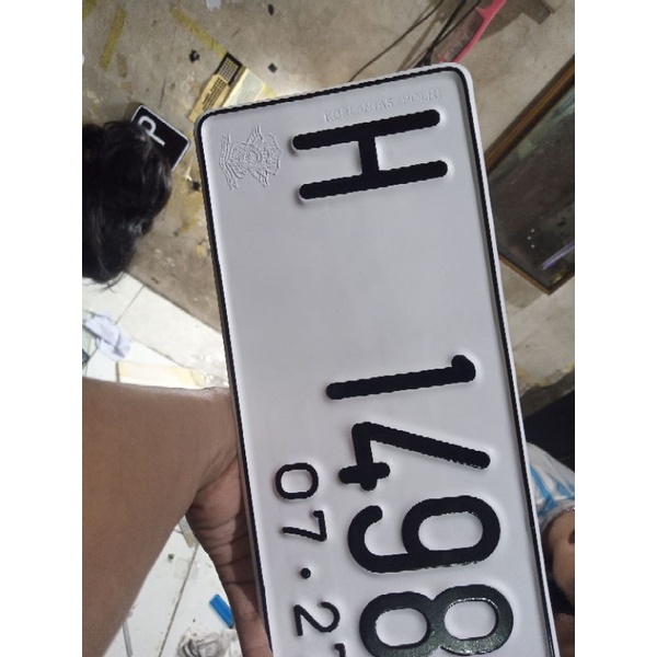 plat nomor Mobil LOGO 1pcs