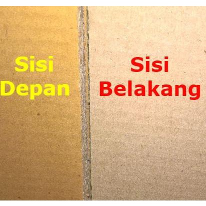 

B50M Kardus Lembaran 60 x 40 Box Karton Polos Cokelat