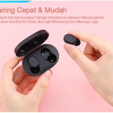 ACOME T1 AIRDOTS SMART TWS EARPHONE LED DISPLAY HEADSET BLUETOOTH 5.0 - BLACK