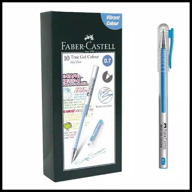 

Faber Castell True Gel Pen - Light Blue Ink 0.7Mm