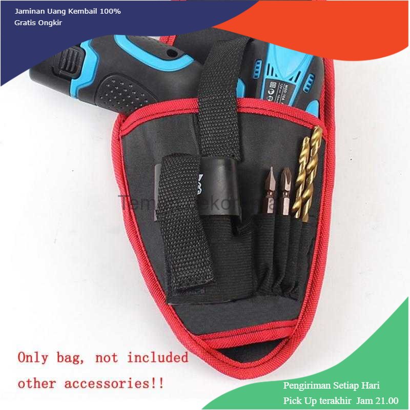 TD-PR2 Taffware Tas Pinggang Perkakas Mesin Bor Tool Bag Fanny Pack - GJ0197