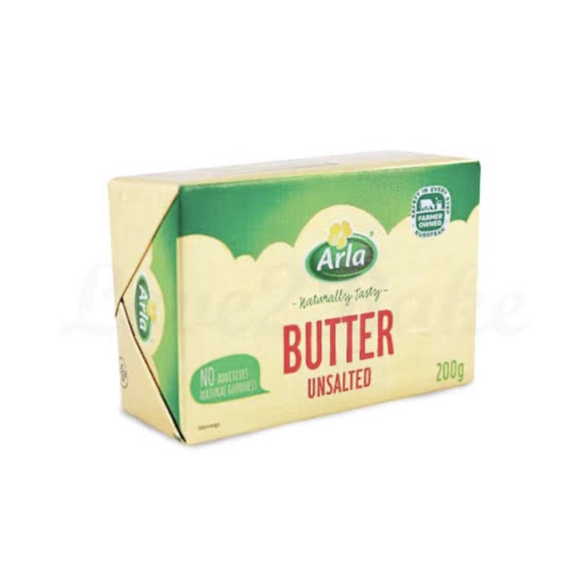 

butter arla unsalted 200