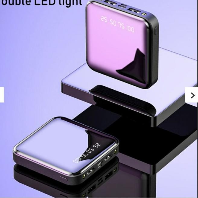 Allpowers mini powerbank dual output usb port 1a 12000 mah