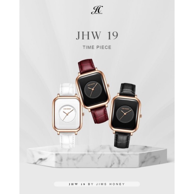 Free Box JHW 19 Jims Honey Jam Tangan Wanita Anti Air Import