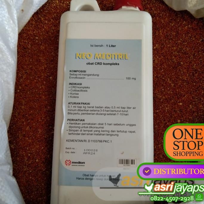 Dijual Obat Cdr/Pernafasan Unggas Neo Meditril 1 Liter Medion