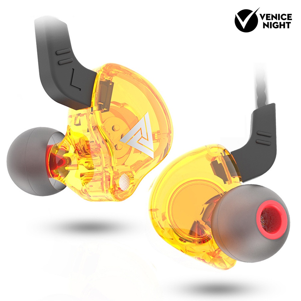 (VNEP) (Berkabel) QKZ AK6 Universal 3.5mm Olahraga In-ear HiFi Sound Earphone untuk Ponsel Tablet