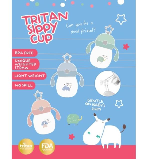 Sugar Baby Tritan Sippy Cup Star 280ml - Pink240ml