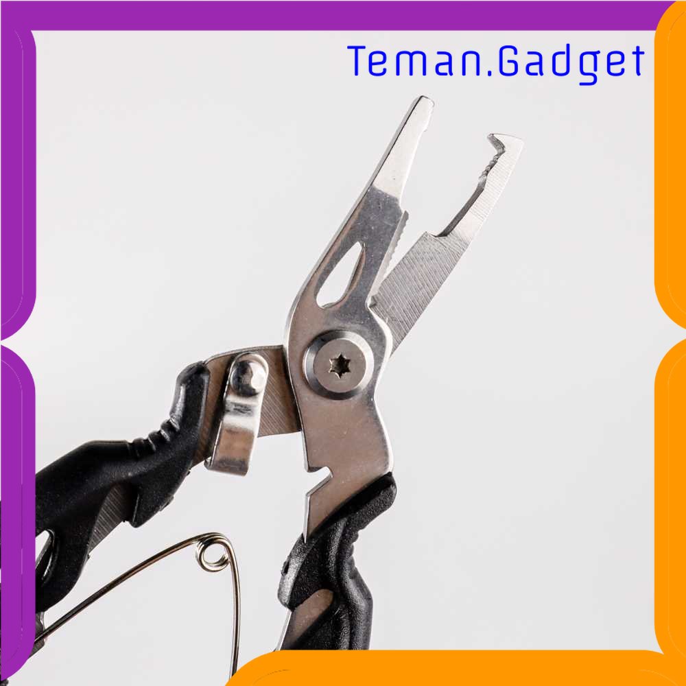 TG-PCN Pesca Tang Kail Pancing Stainless Steel Hook Remover with Carabiner - J1353