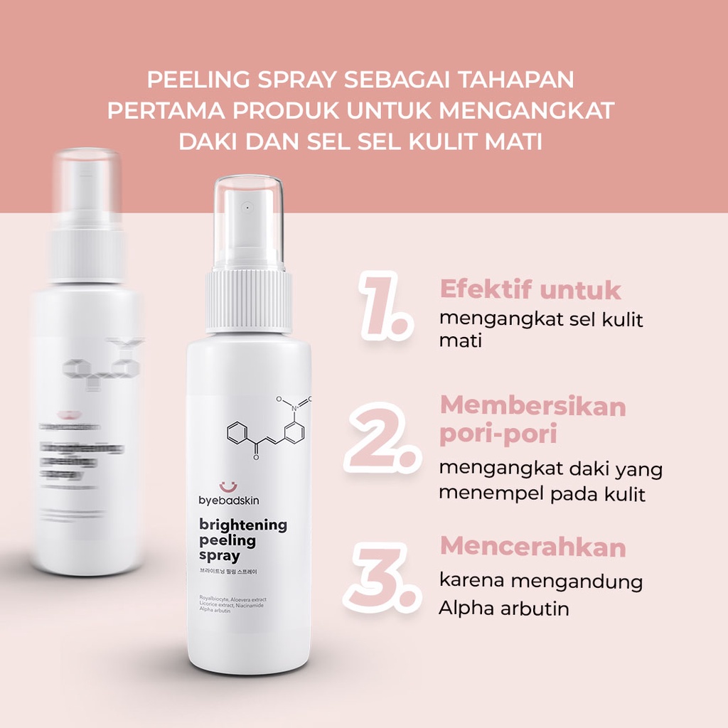 Byebadskin Peeling Spray - Perontok Daki