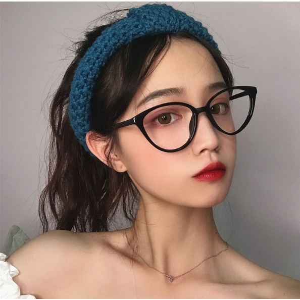 BAJ Kacamata Korea Wanita Anti Radiasi Hp dan Komputer Wanita Fashion Cat Eye Eyeglasses AR02 Korea Style 6605 Kaca Mata Wanita Fashion Mata Kucing Eyeglasses Versatile Retro KC045