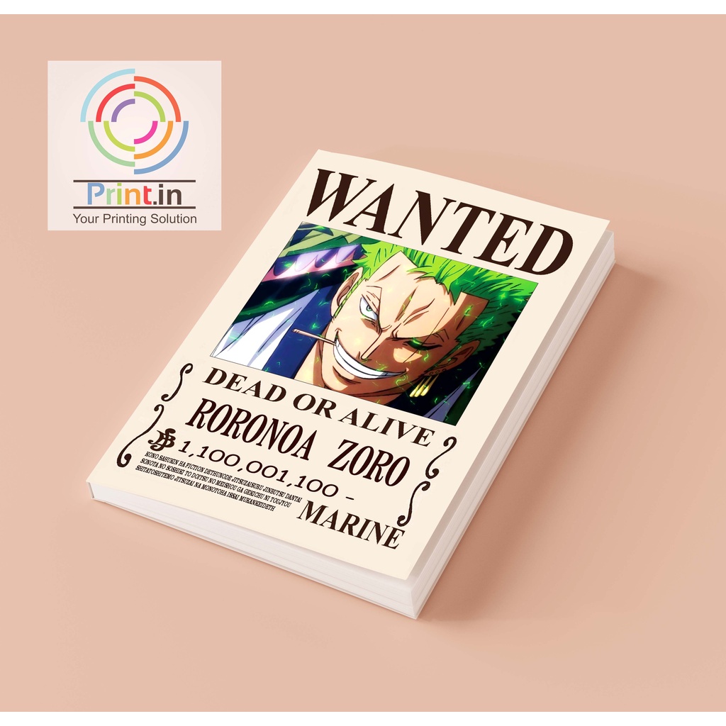 

NoteBook Bounti One Piece Terbaru Zoro, Softcover